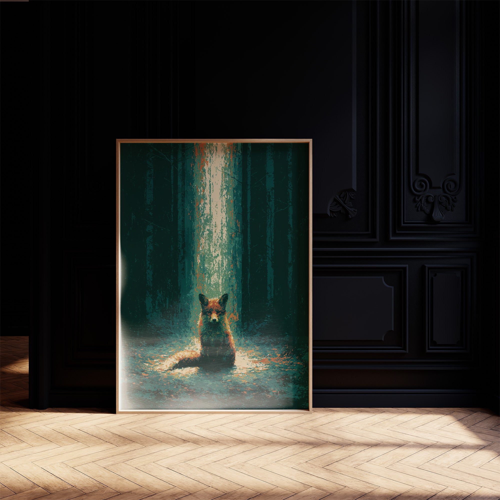 Fox in the Amber Beam