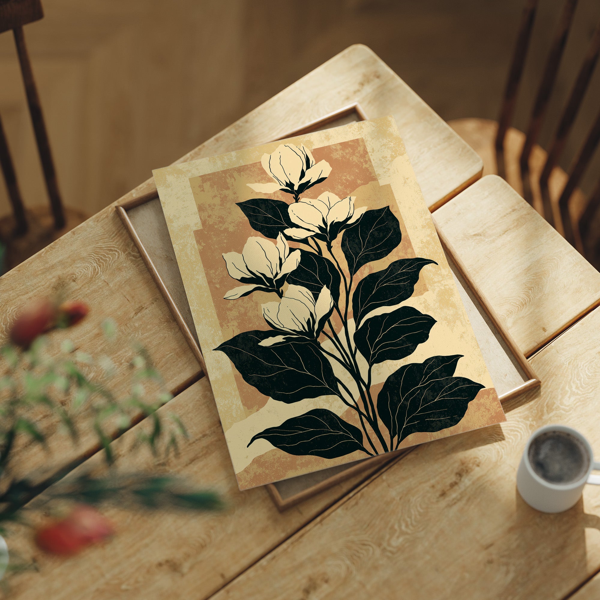 Magnolia in Terracotta Light