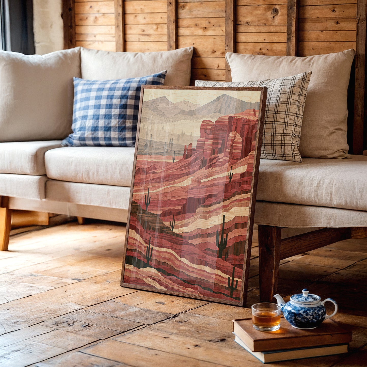 Canyon in Marquetry