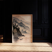 Coastline in Marquetry