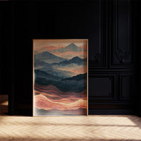 Dusk to Ember in Marquetry