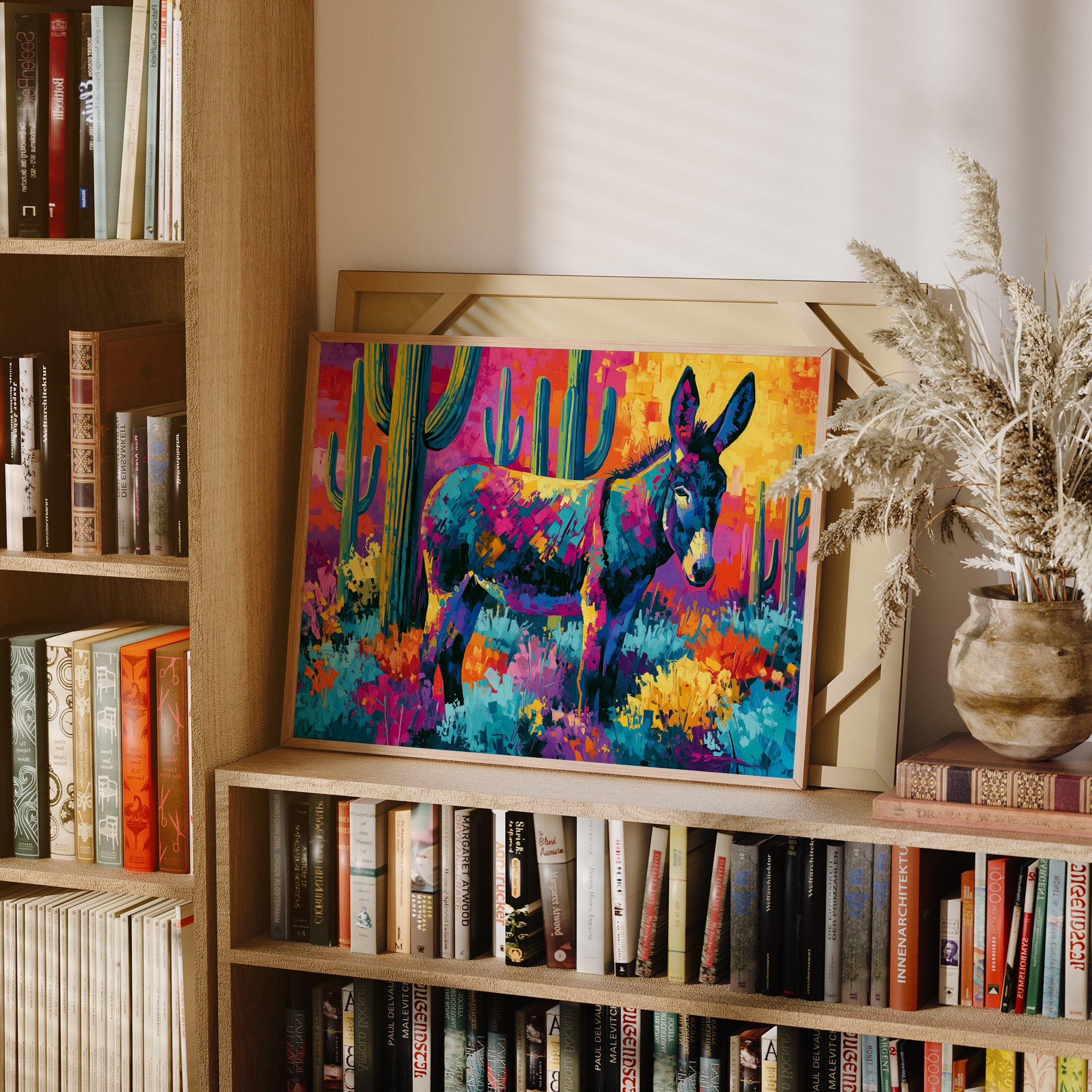 Desert Burro, Neon Sunset