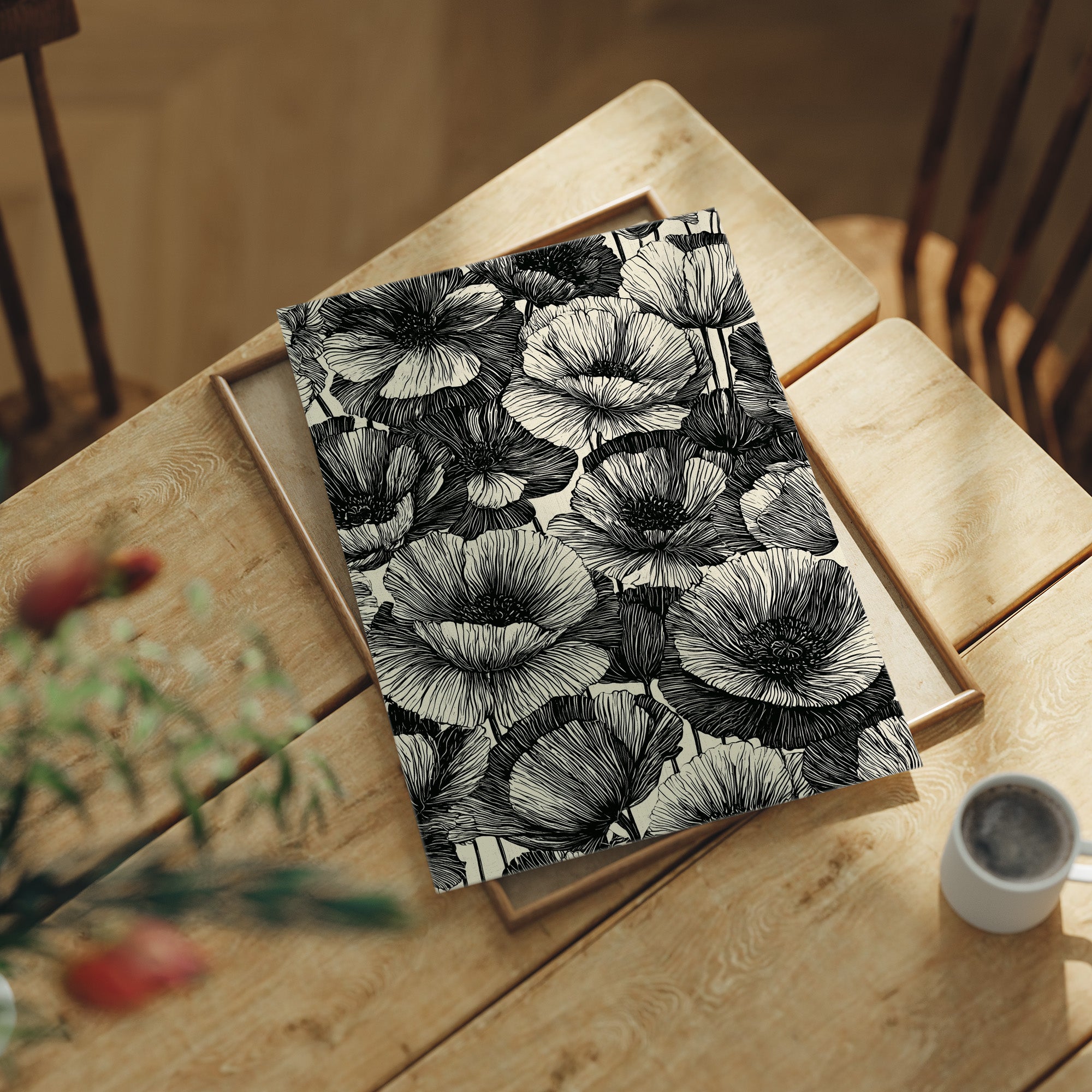 Ink Bloom Poppy Field
