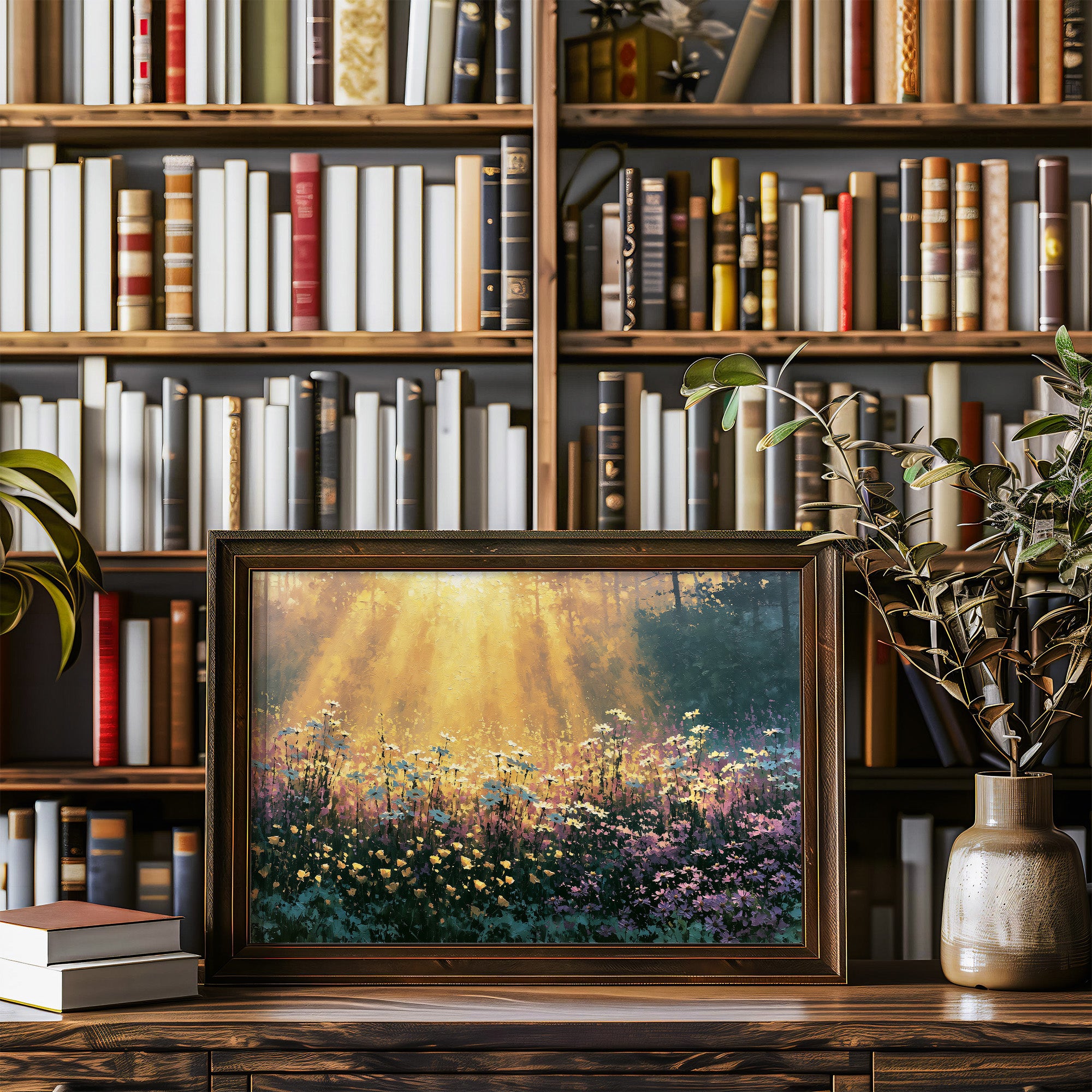 Sunlight Through the Wildflowers
