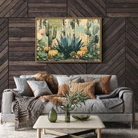 Rustic Cactus Garden Panels