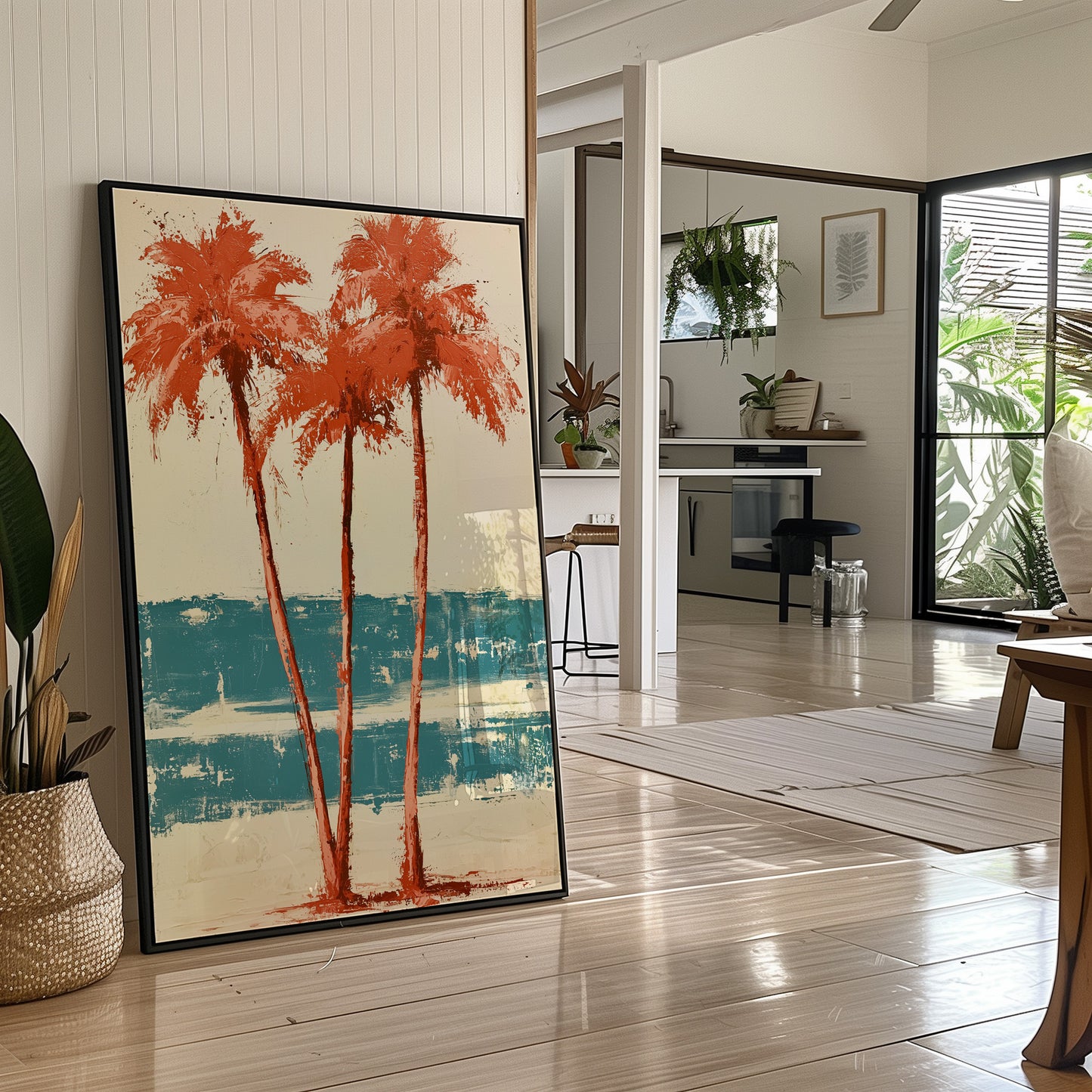 Coral Palms, All in on Red