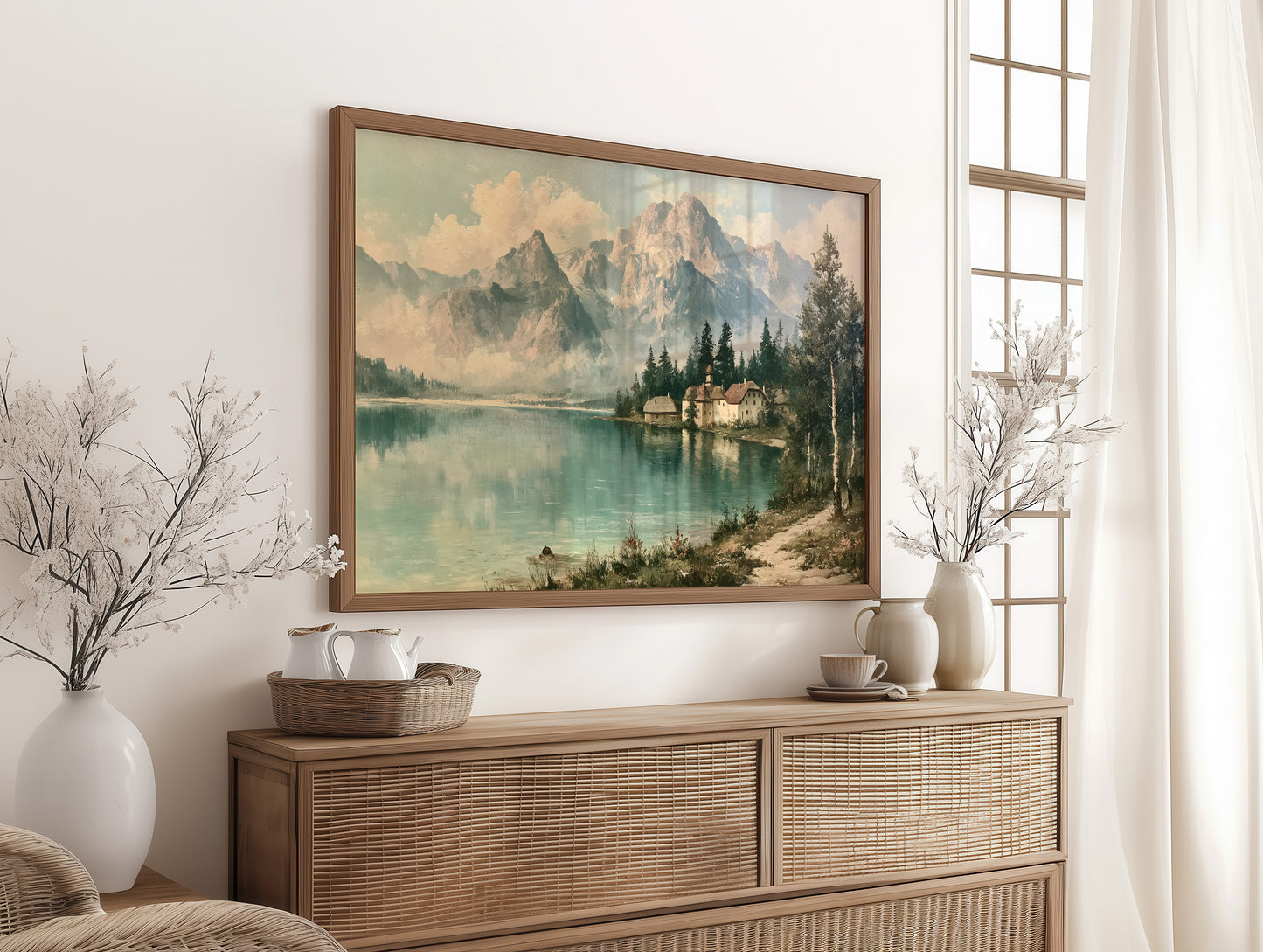 Chapel Village by the Alpine Lake