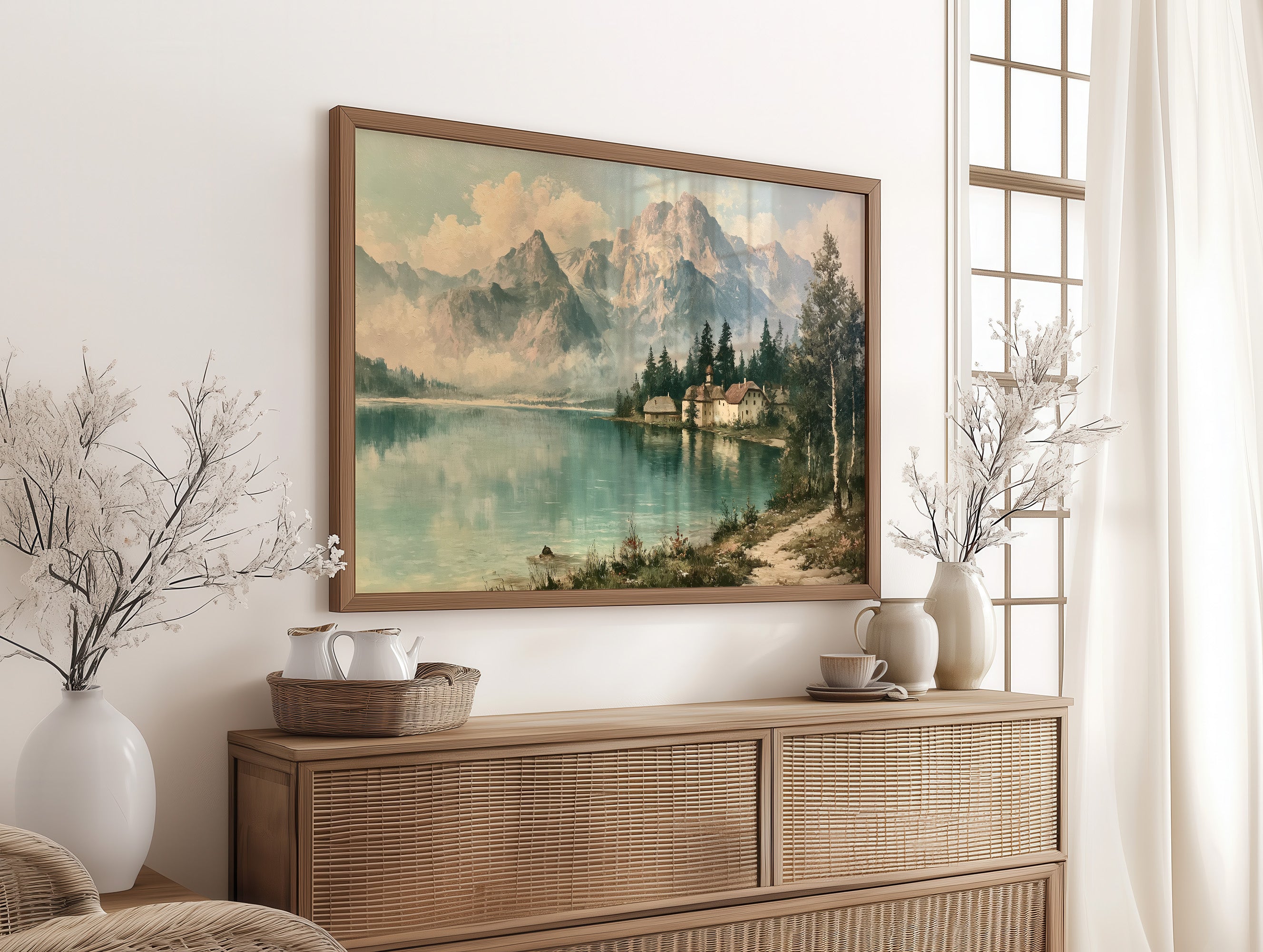 Chapel Village by the Alpine Lake
