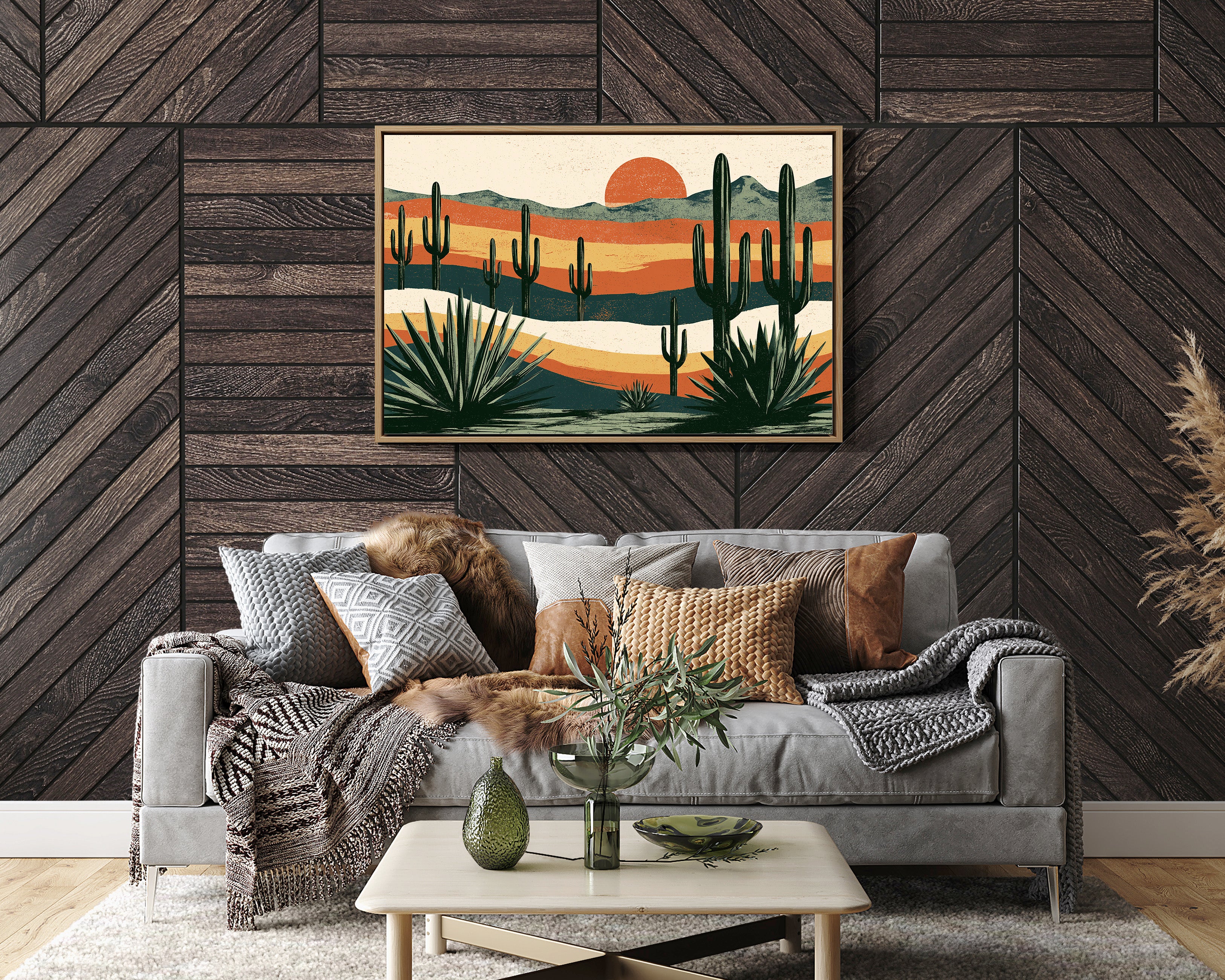 Striped Sunset Cactus Grove