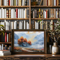Cabin Where Autumn Settles