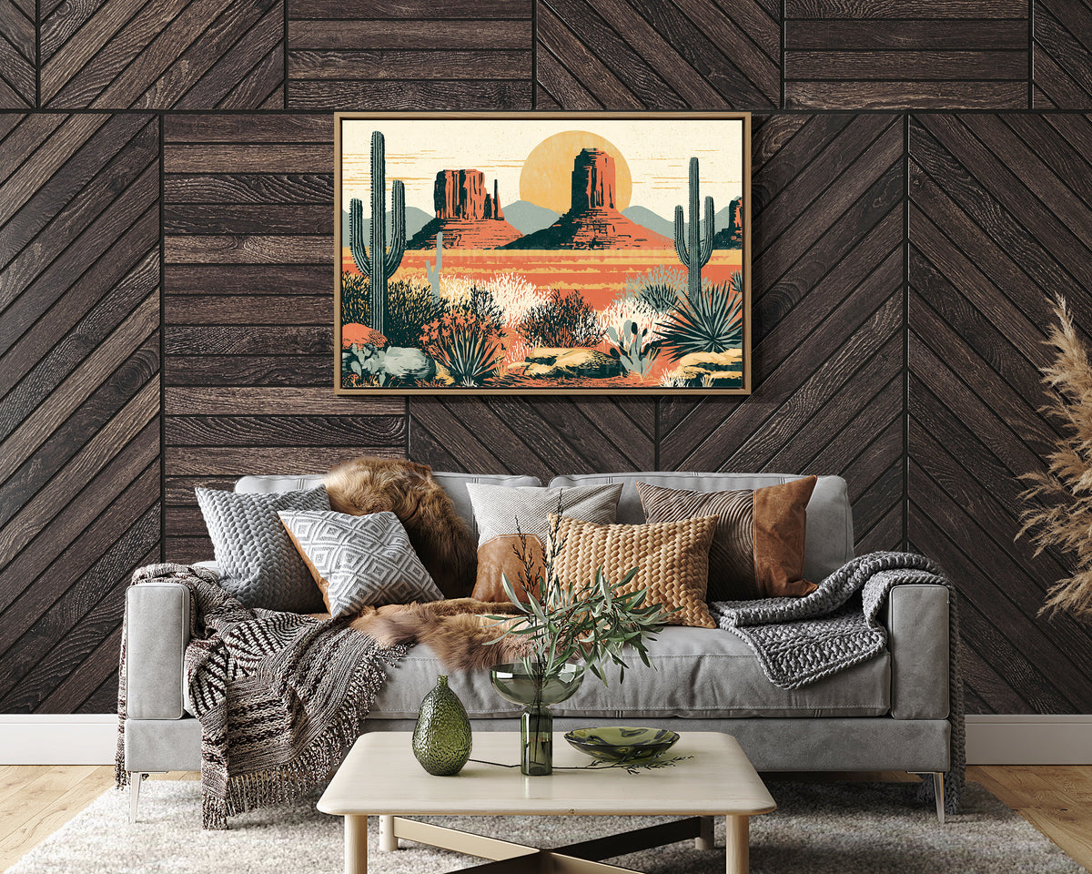 Desert Buttes at Golden Hour
