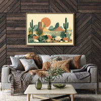 Desert Bloom at High Noon