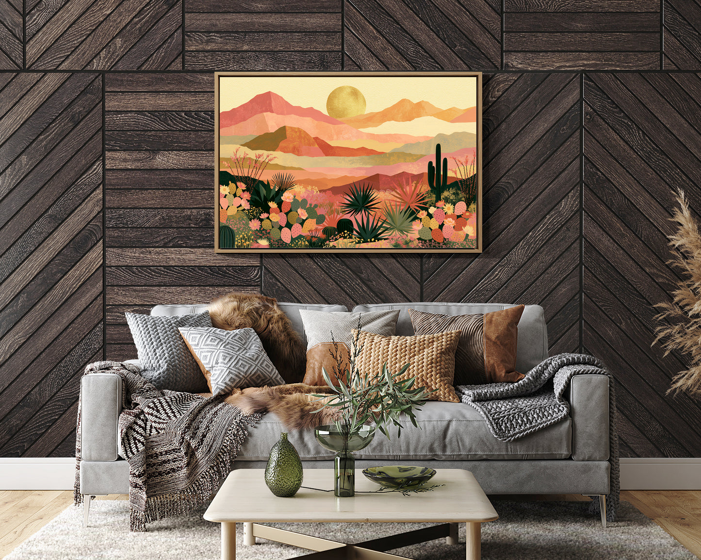 Desert Bloom at Golden Hour