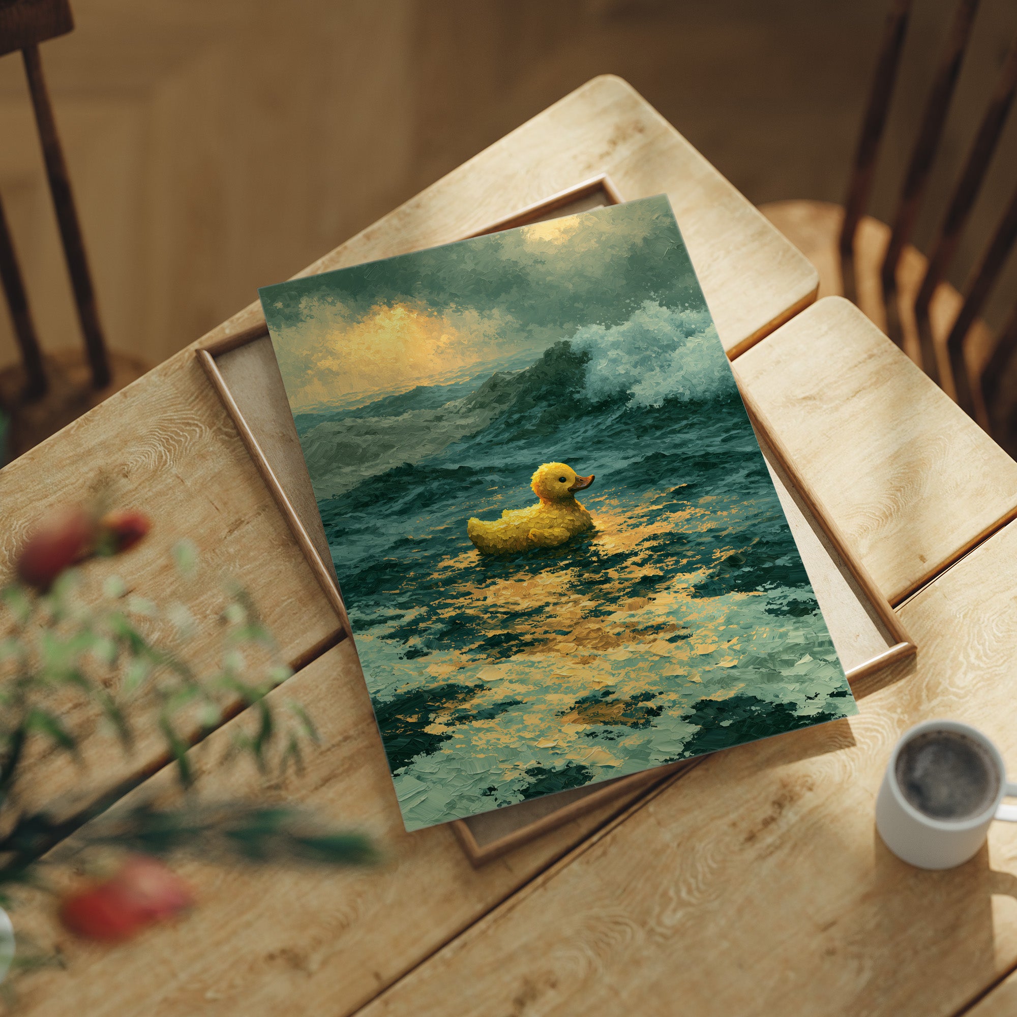 Rubber Duck Takes the Sea