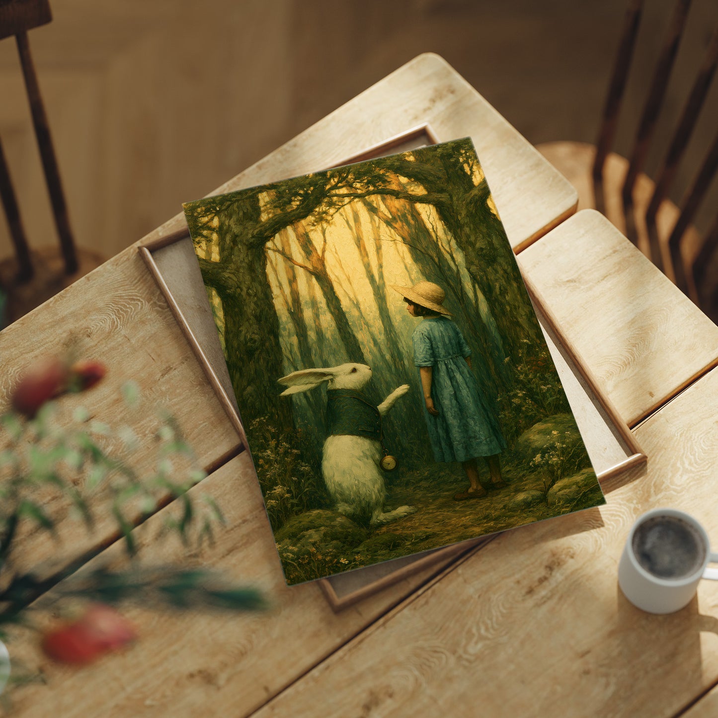 Girl Meets the White Rabbit