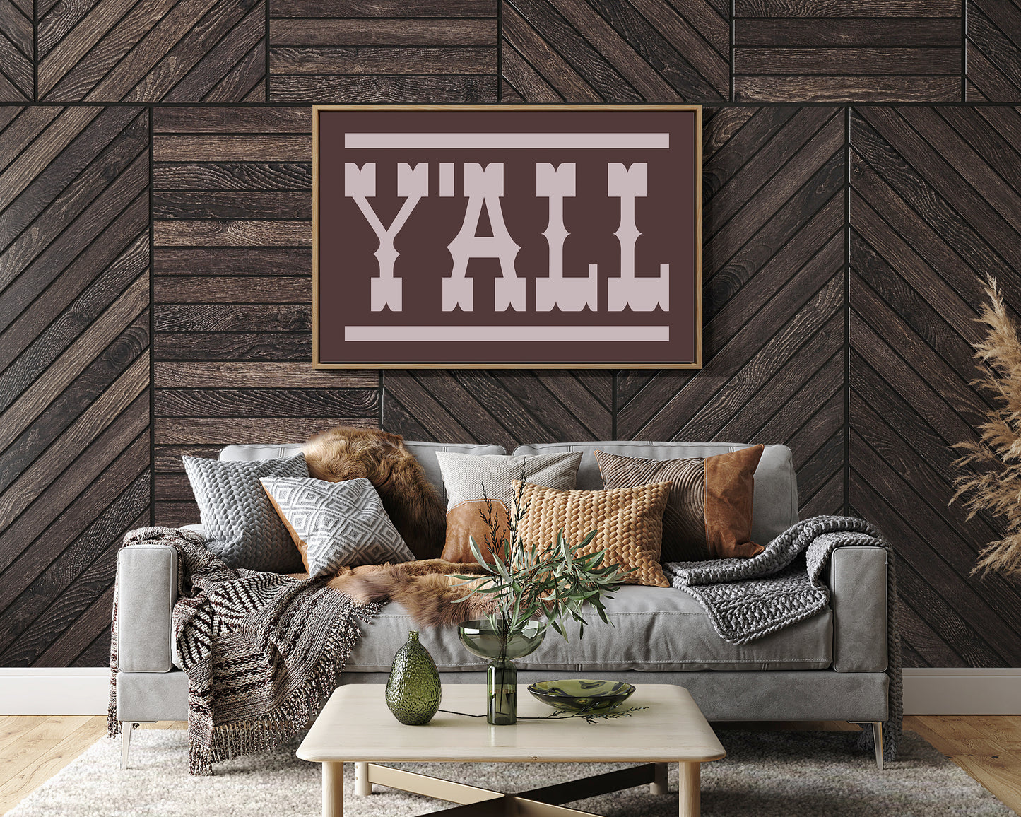 Y'all Western Type Print