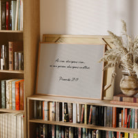 Iron Sharpens Iron Scripture Print