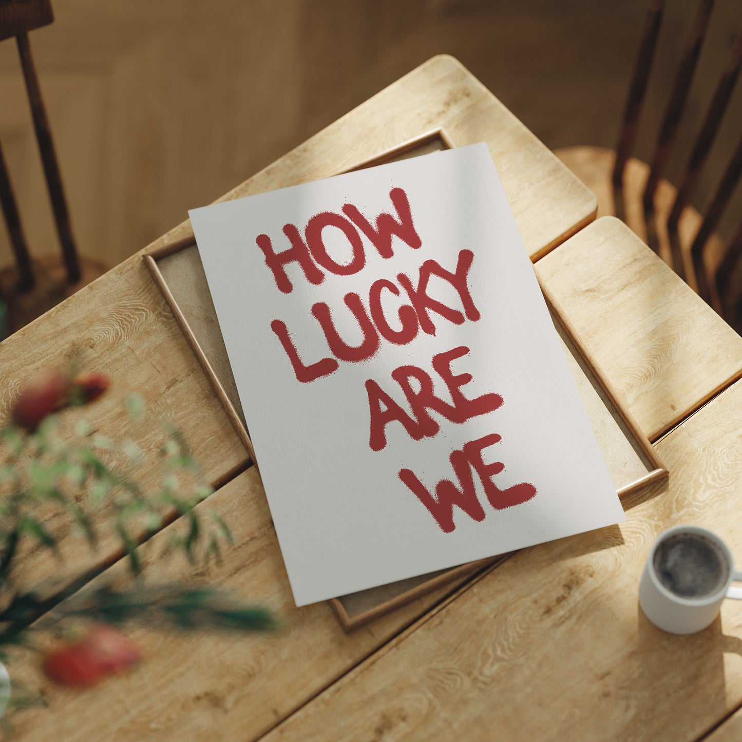 Lucky, Spray-Painted