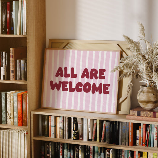 All Are Welcome, Pink Stripe