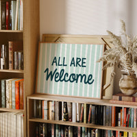 All Are Welcome, Mint Stripe