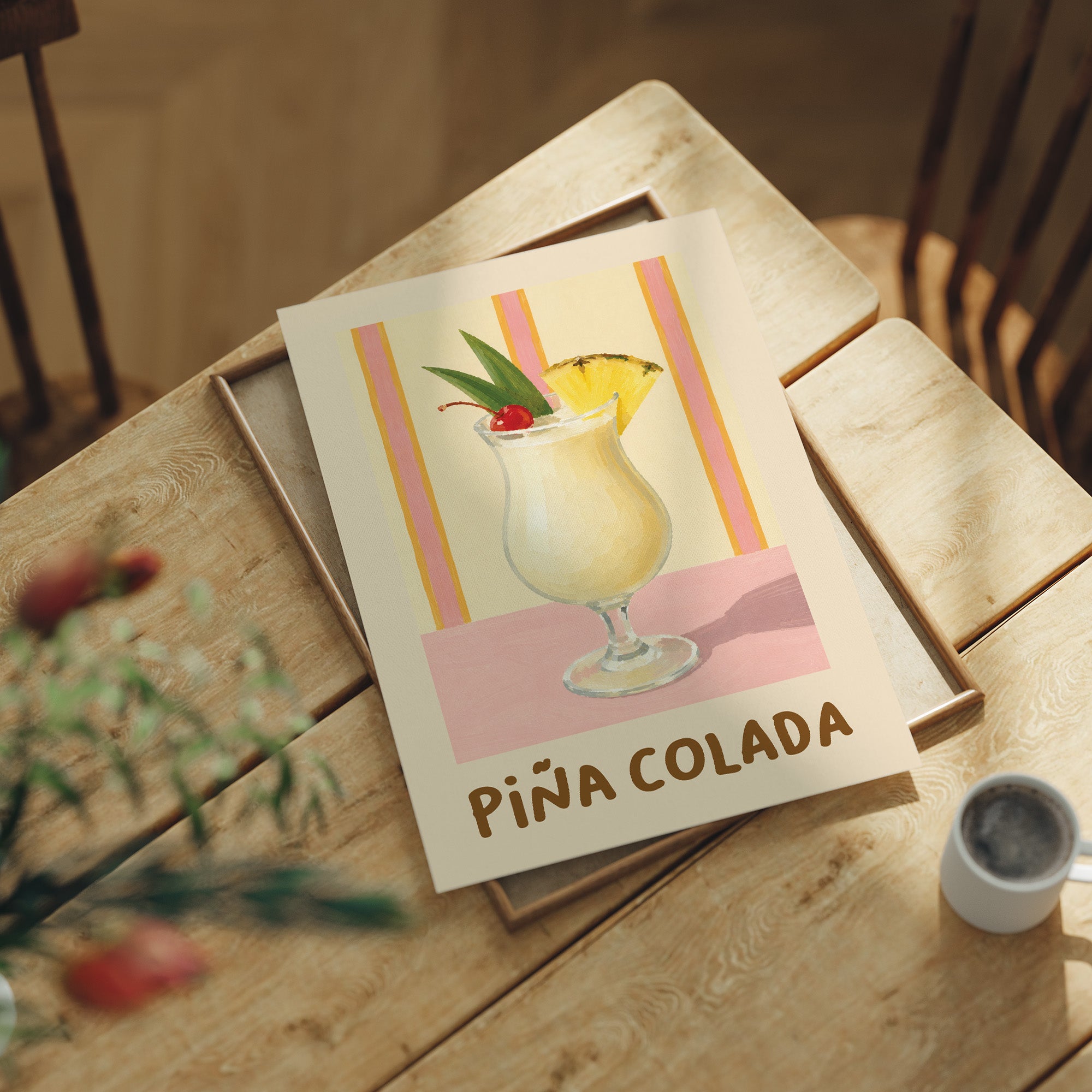 Piña Colada, Painted
