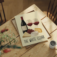 Wine & Cheese, Painted
