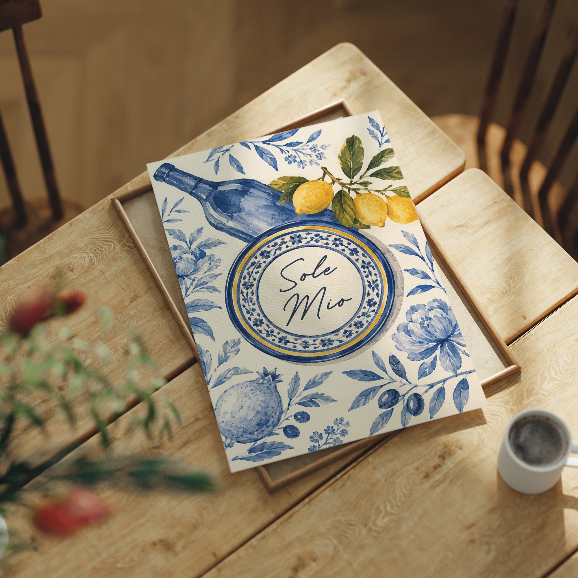 Sole Mio Tablescape (Blue & White)