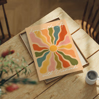 Groovy Sunburst Rays