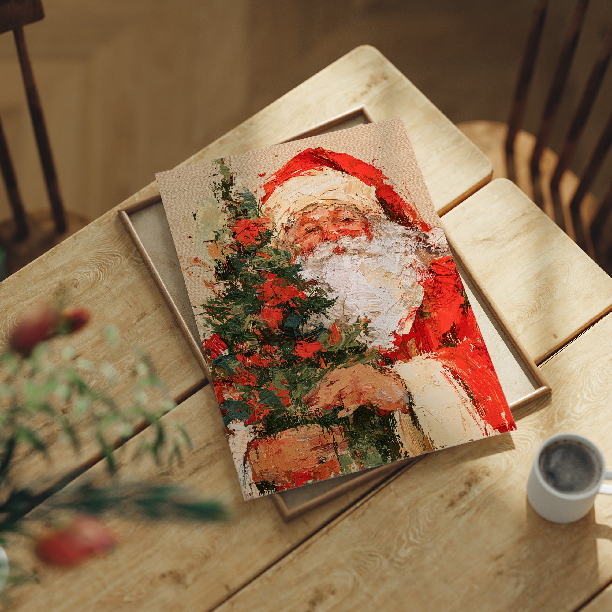 Santa in Thick Oils