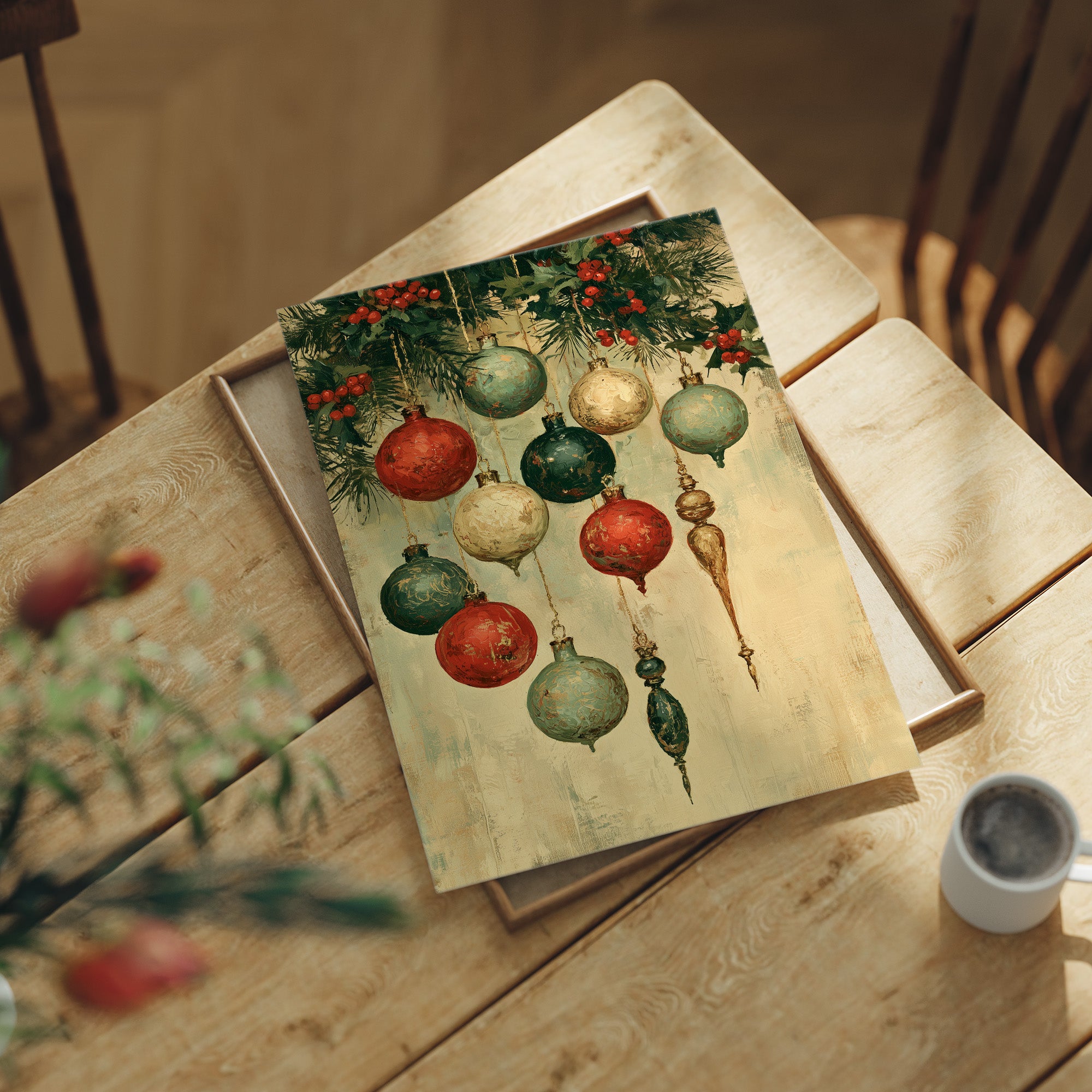 Heirloom Baubles, Hung with Holly