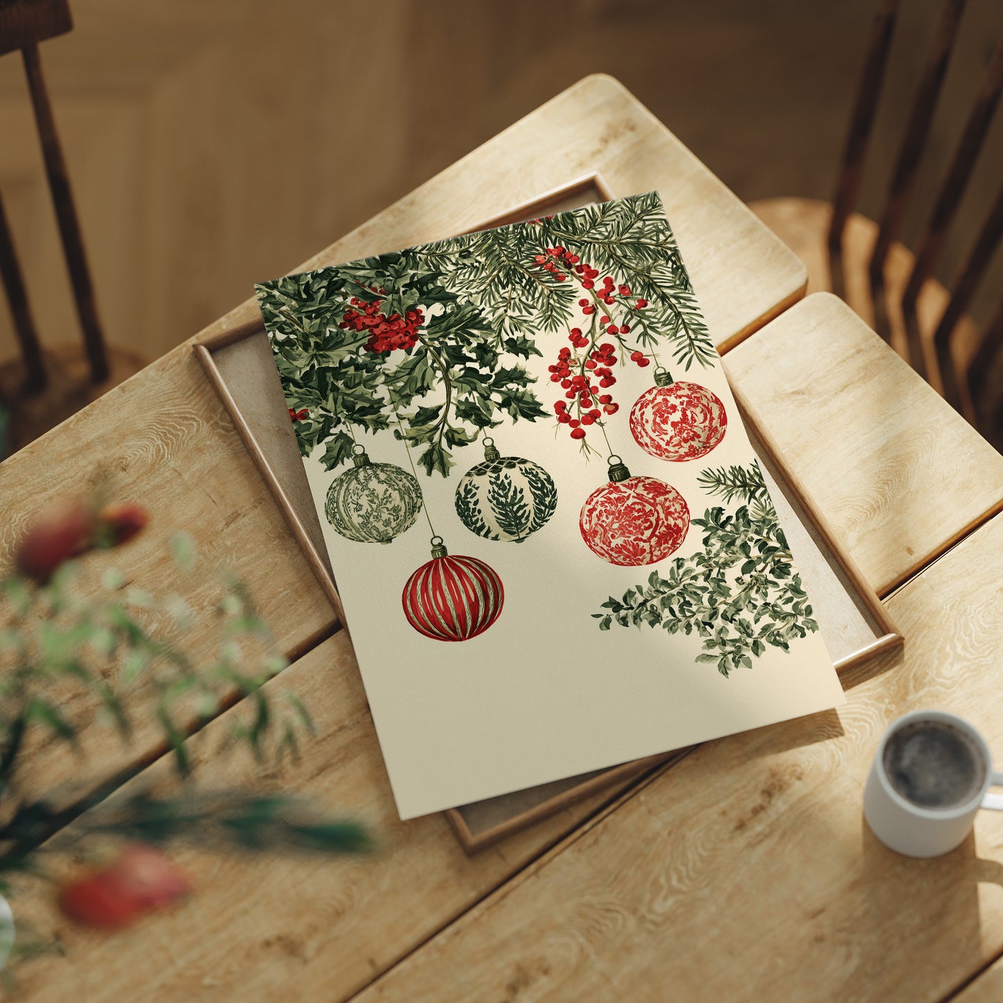 Painted Baubles Among the Boughs