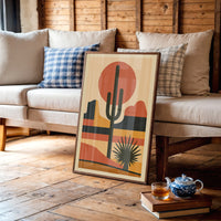 Saguaro Standoff at Sundown