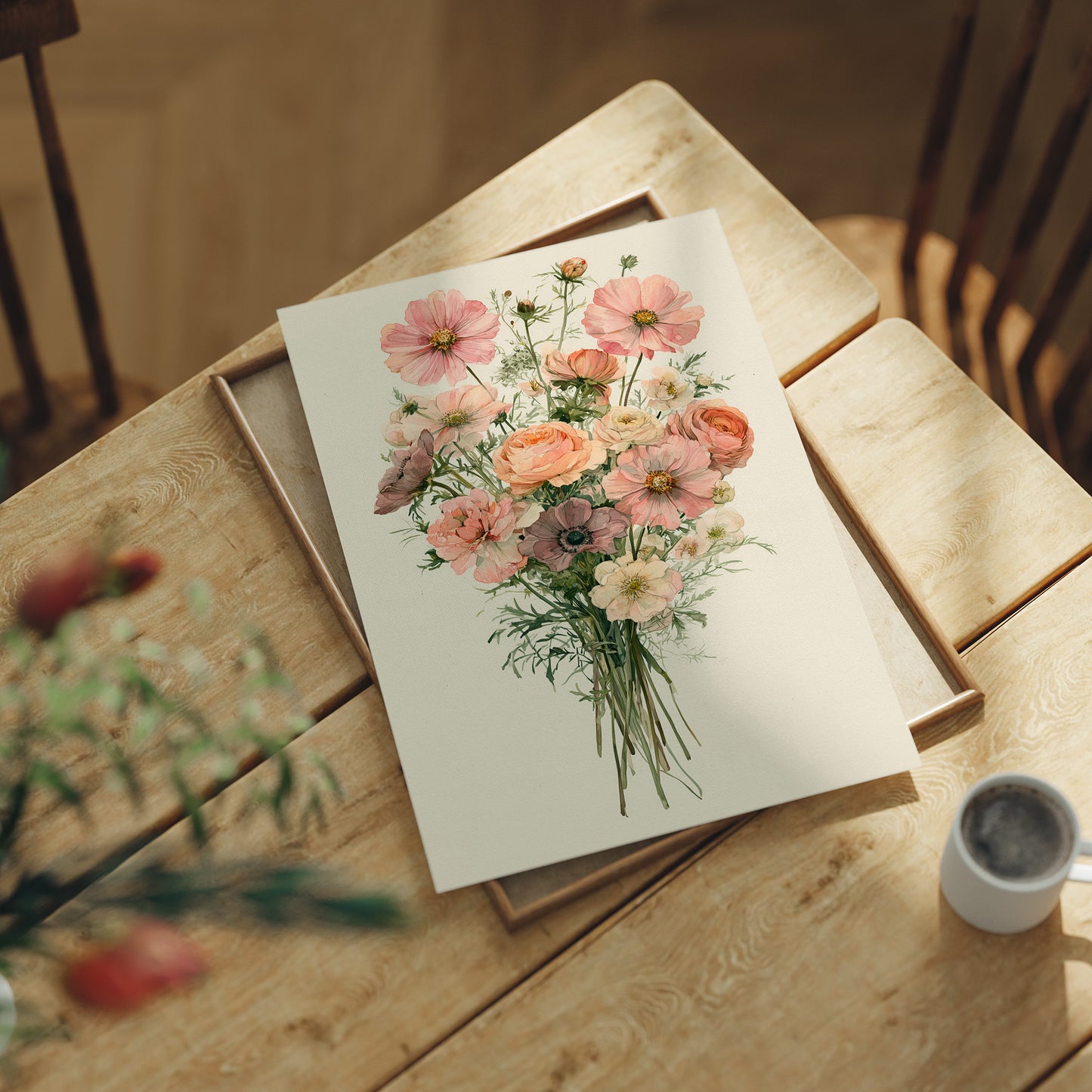 Blush Garden Rose Bouquet