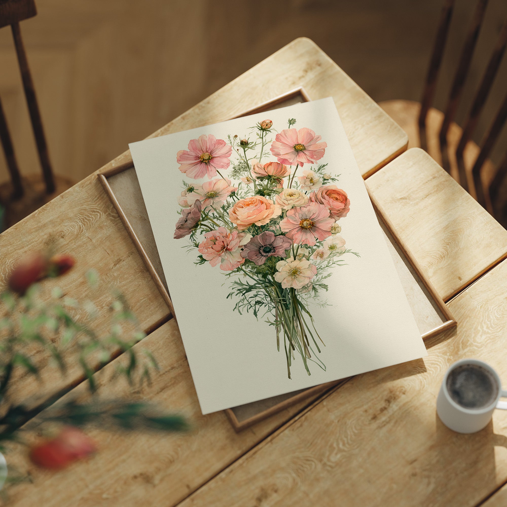 Blush Garden Rose Bouquet