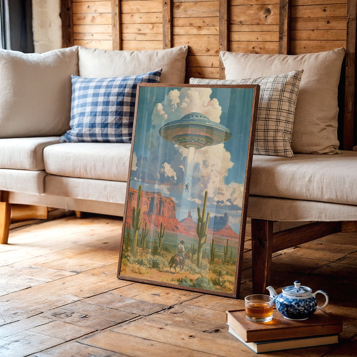 Cowboy Abducted By Spaceship