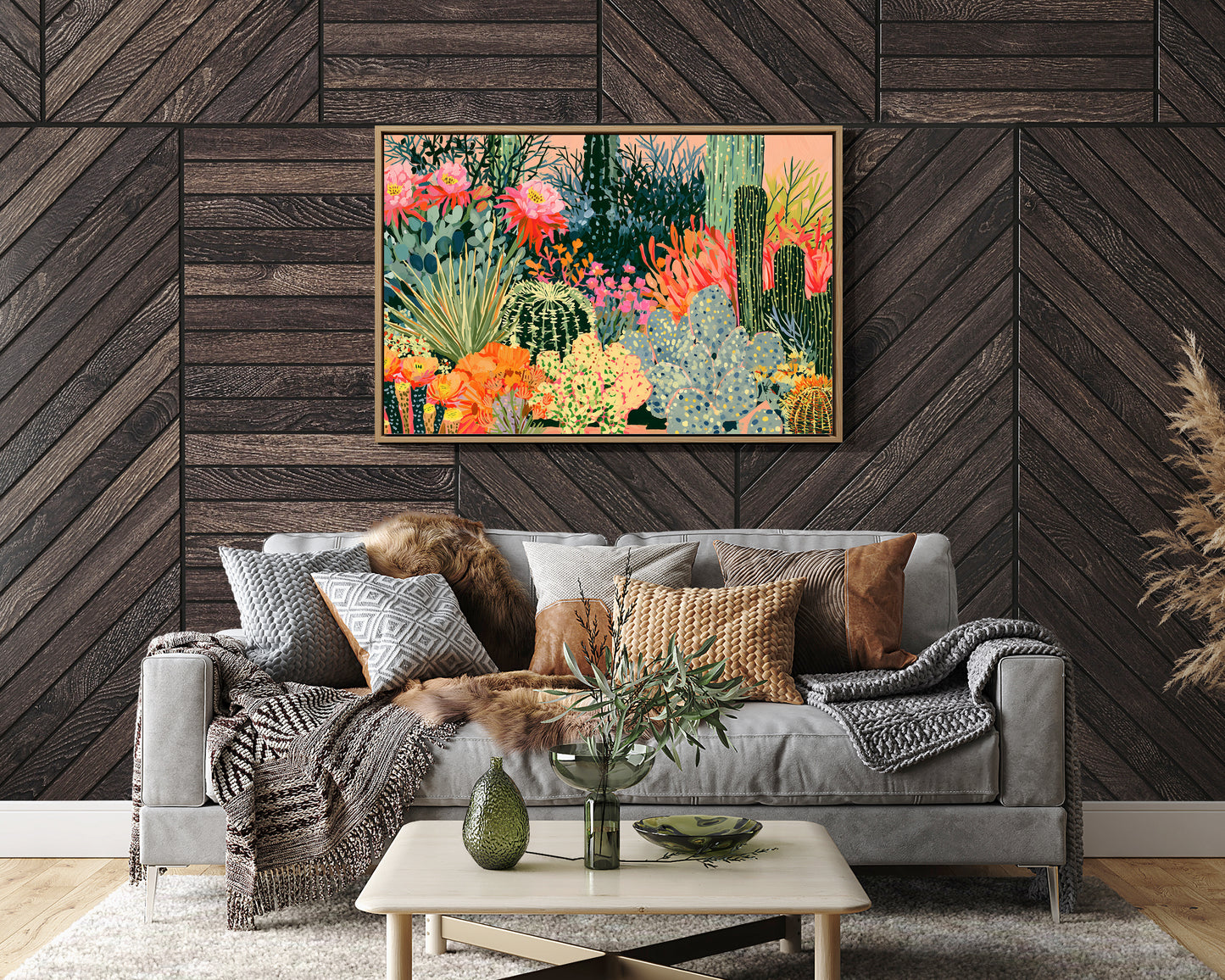 Blooming Cactus Garden