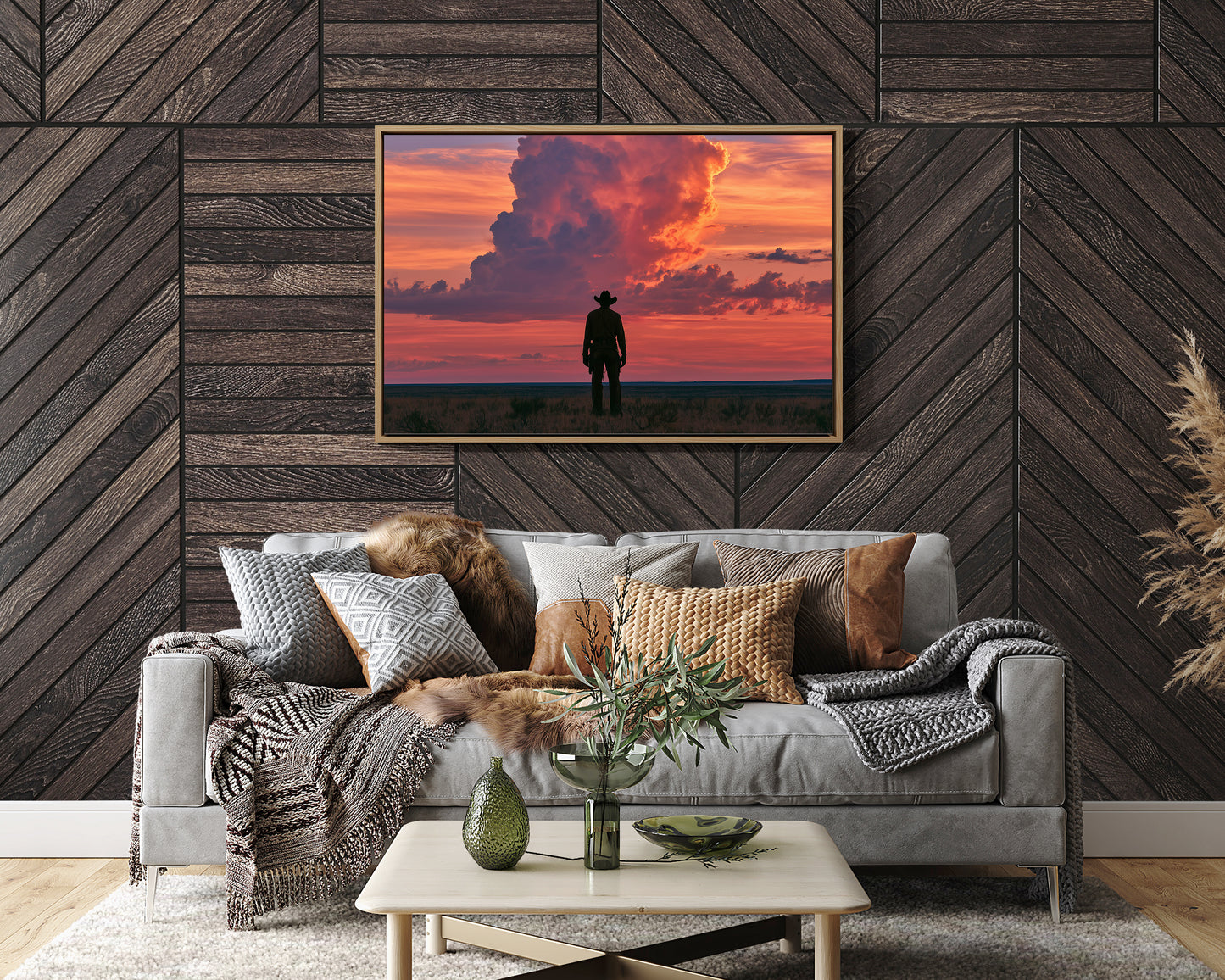 Cowboy at Dusk