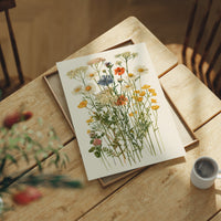 Meadow Row In Watercolor