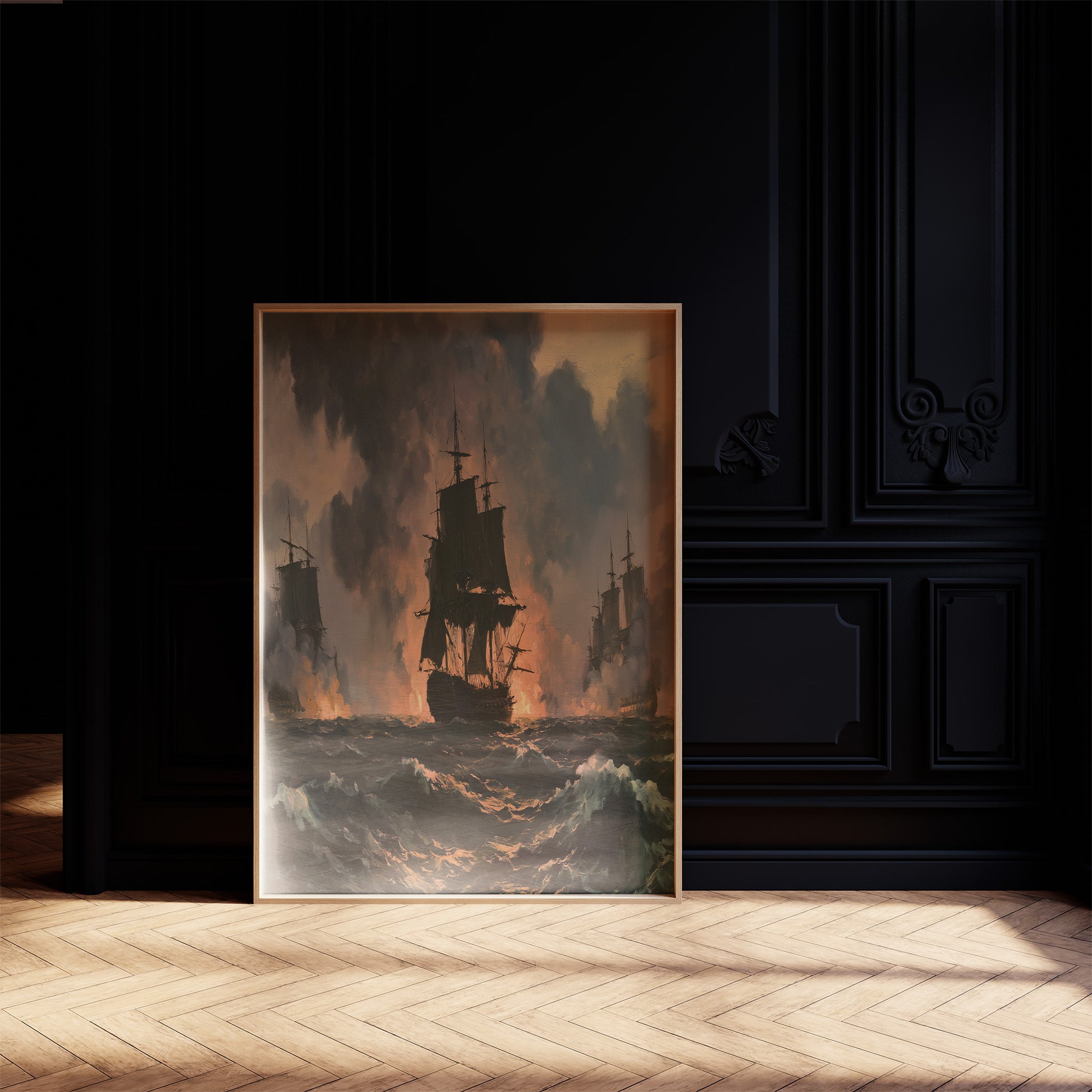 Ghost Fleet On Burning Seas