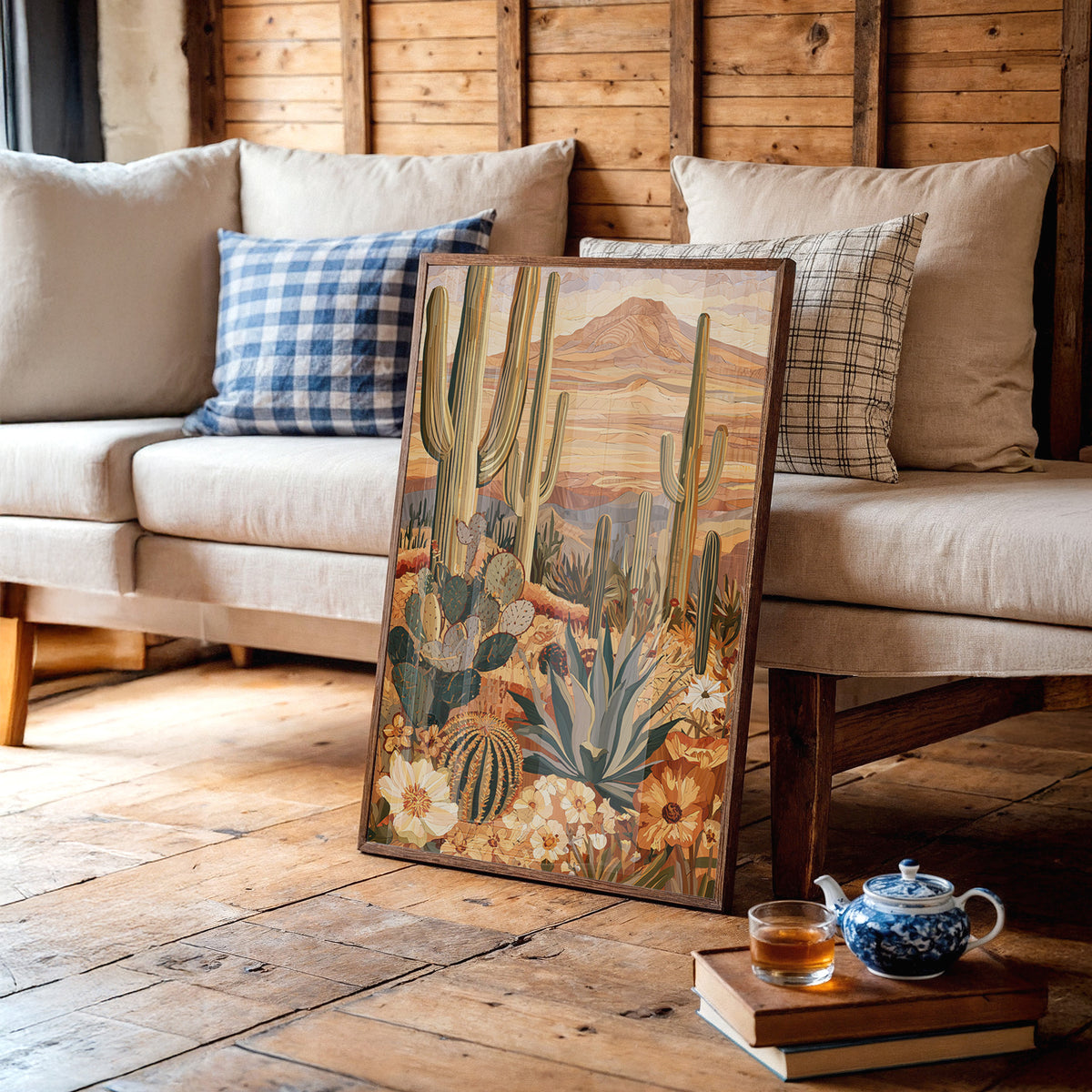 Desert in Full Bloom, Inlaid
