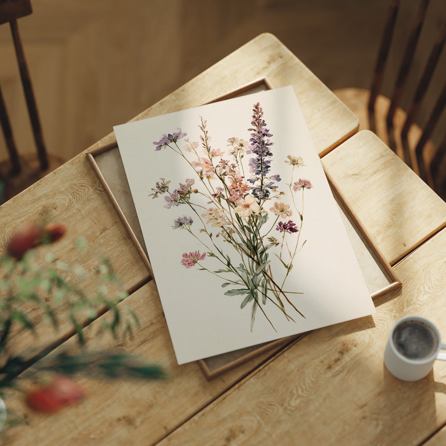 Lavender Wildflower Gathering