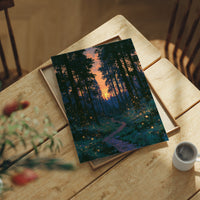 Fireflies at Dusk's Edge