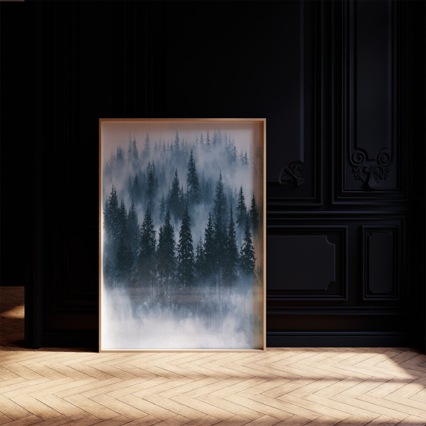 Blue Hour Pines