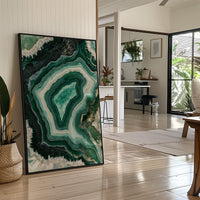 Emerald Geode Depths
