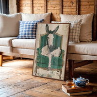 Donkey on a Velvet Throne