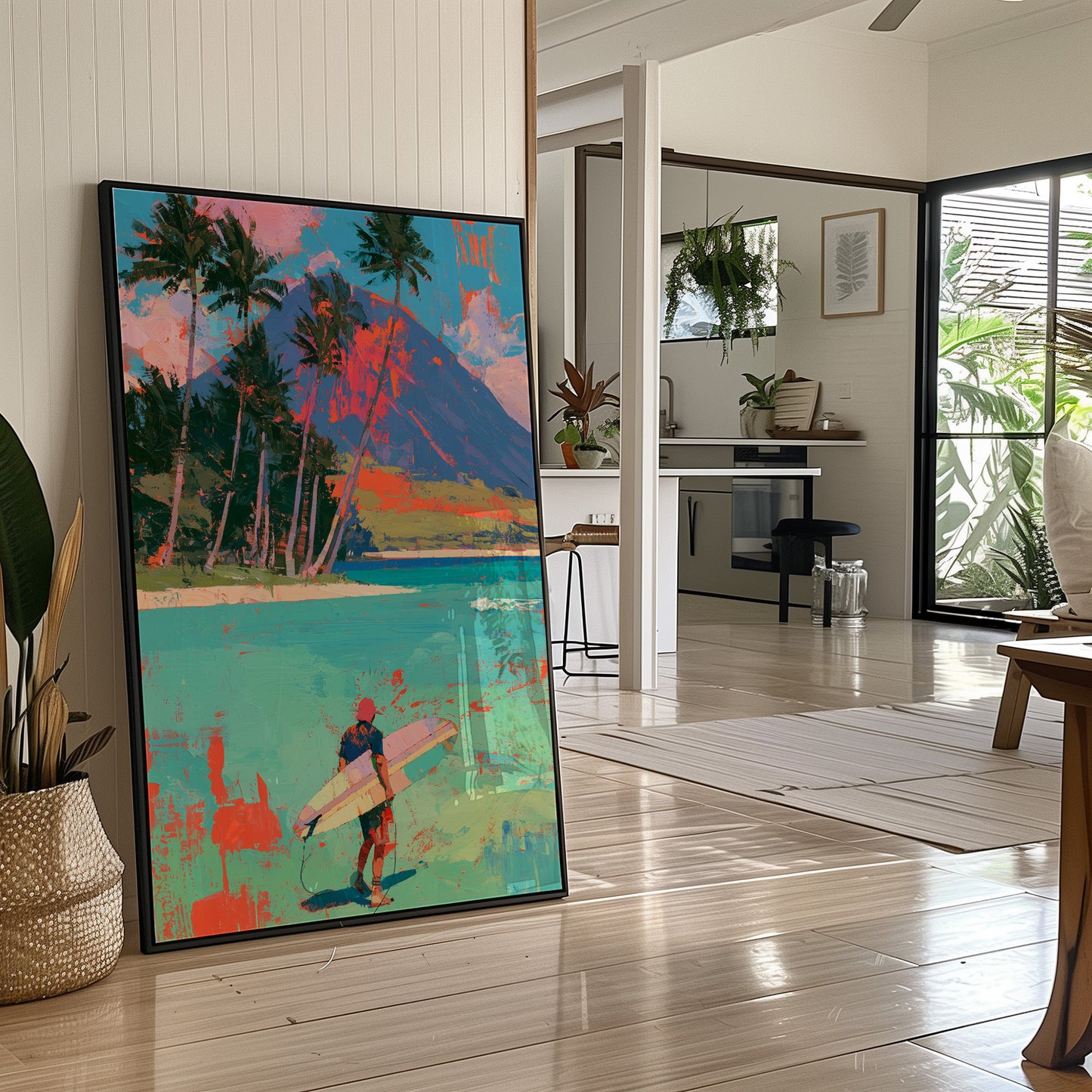 Tropical Shore, Board in Hand