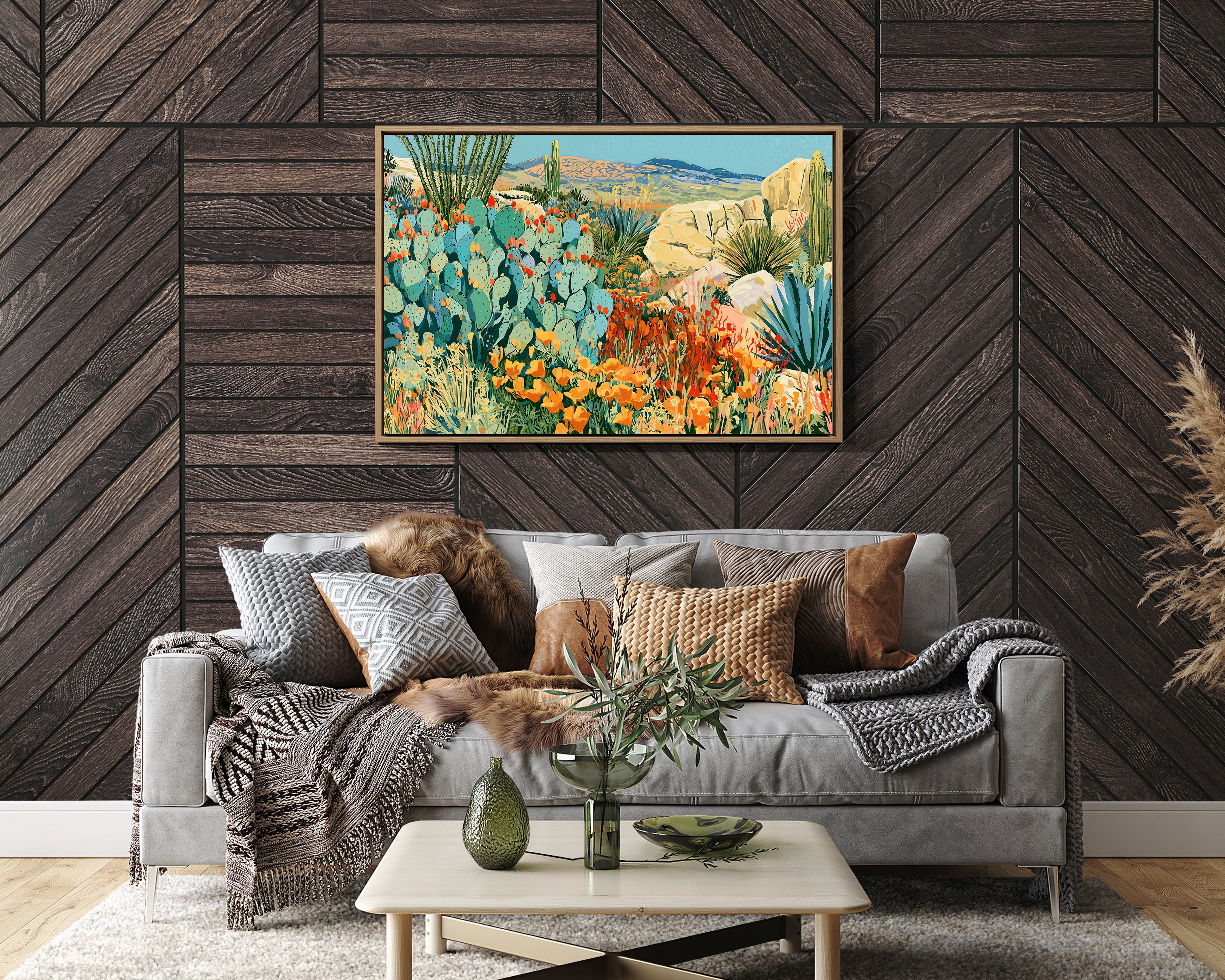 Desert in Full Blaze