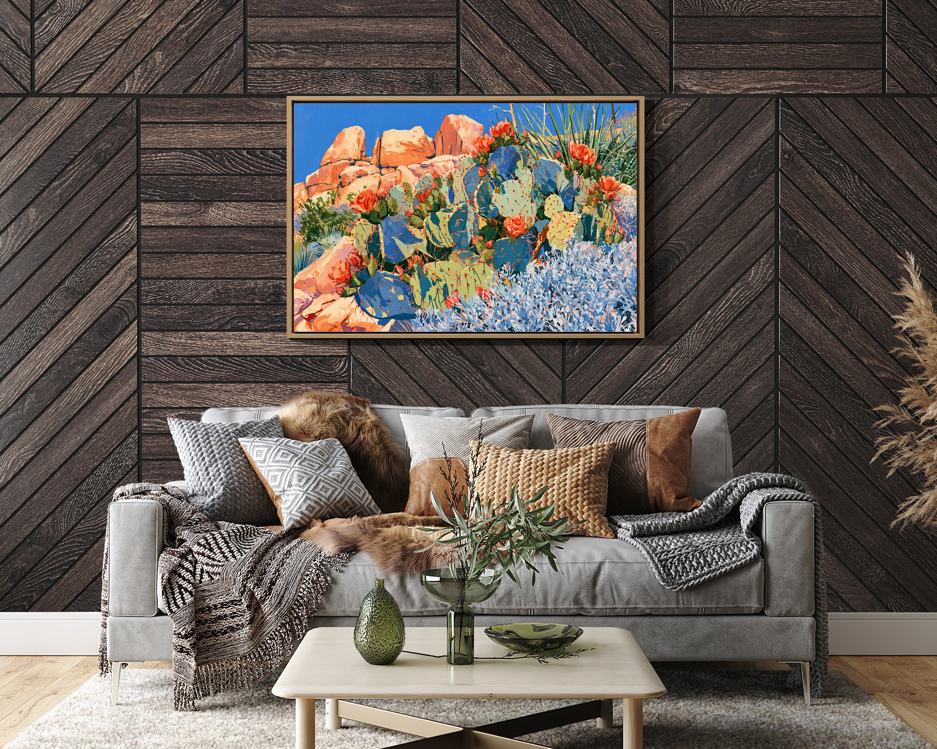Prickly Pear in Full Fire
