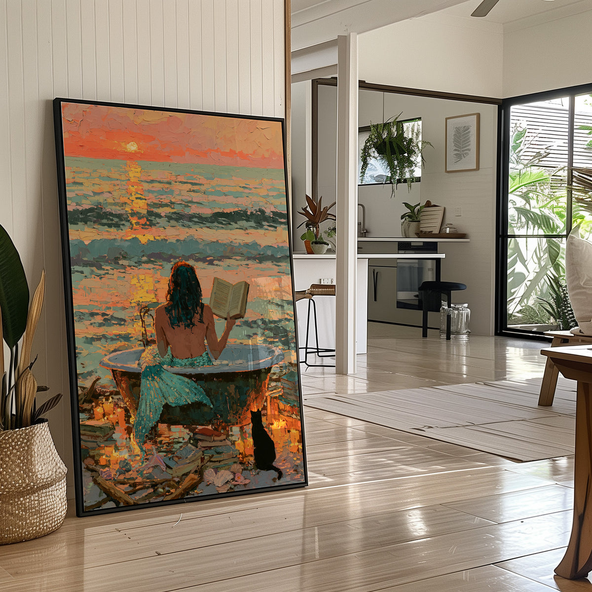 Sunset Soak: Ocean Library