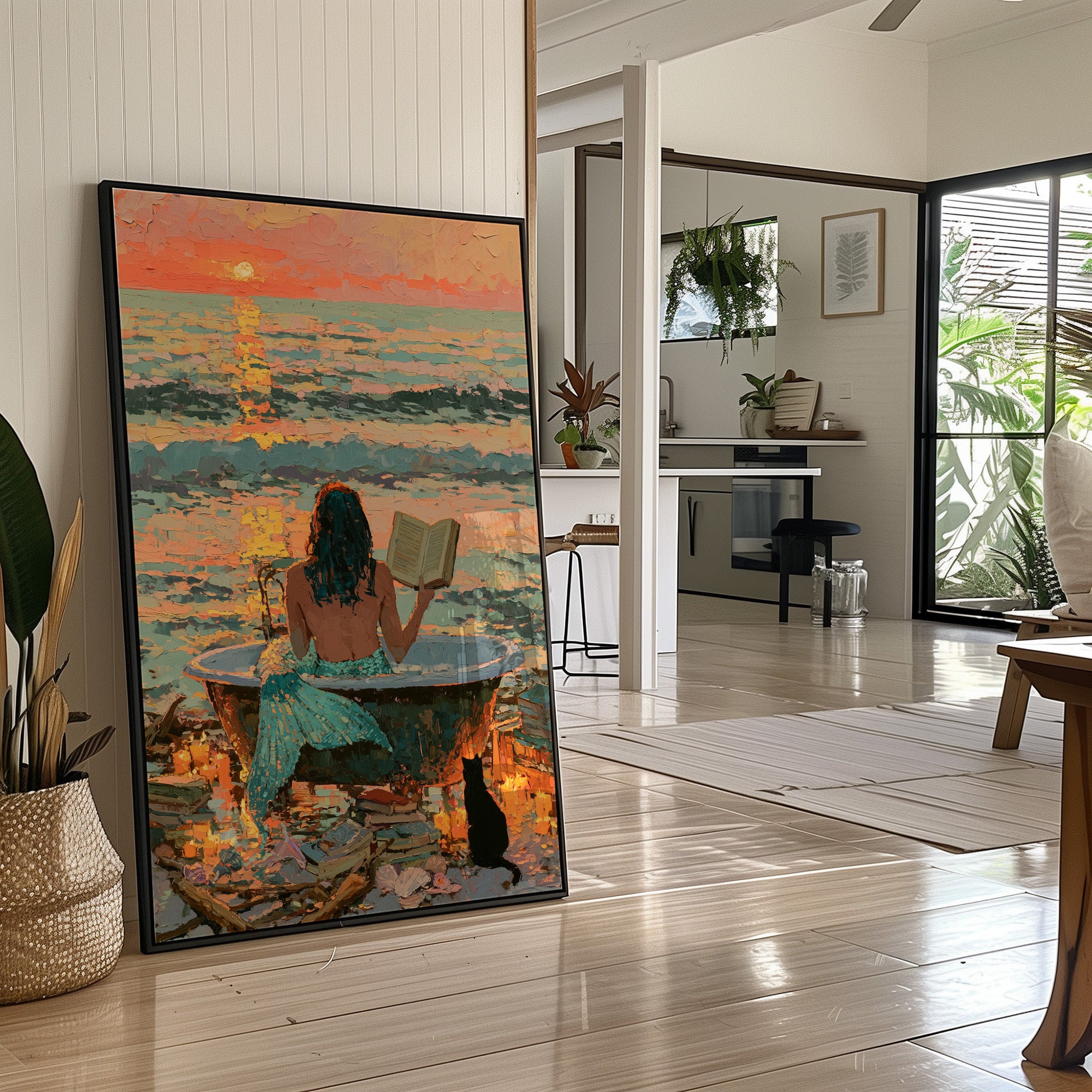 Sunset Soak: Ocean Library